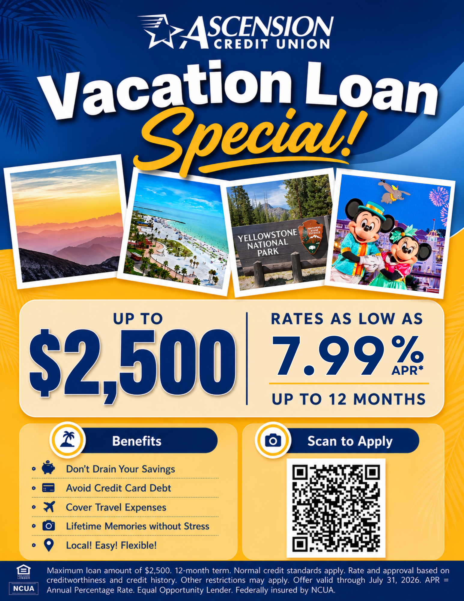 Vacation Loan Flyer