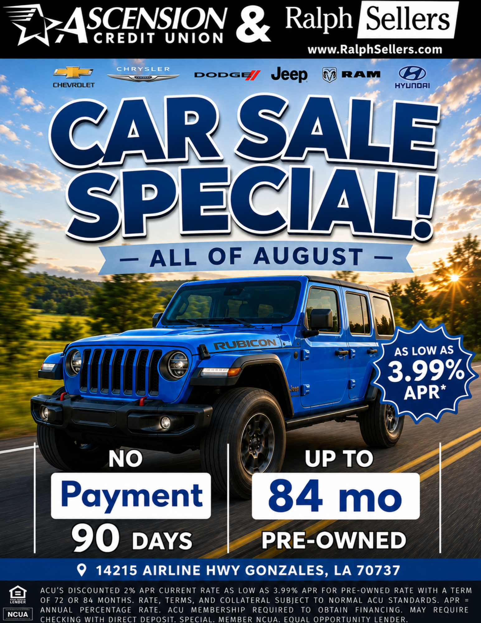 Ralph Sellers Pre-Owned Special from Ascension Credit Union